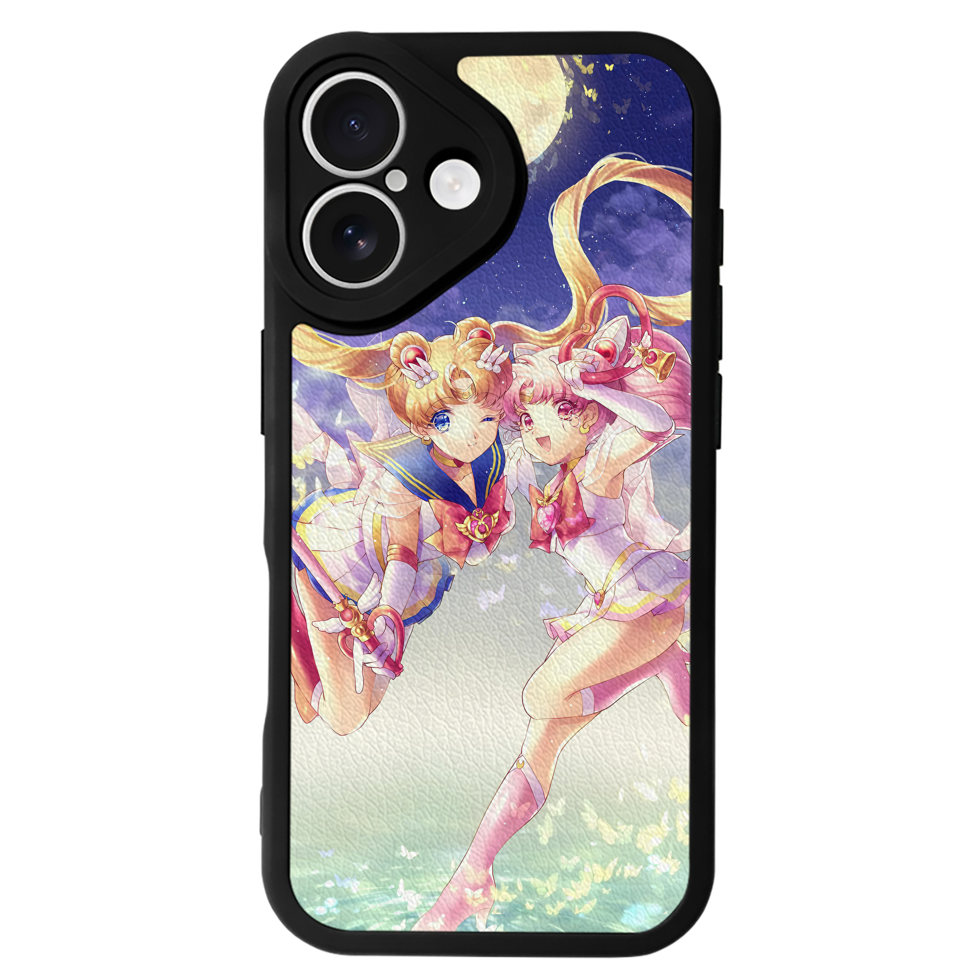 （画像用） 美少女戦士セーラームーン Sailor Moon 【iPhone 16シリーズ対応】シリコンスマホケース（レザー調） 材質：シリコン